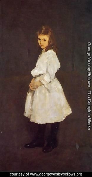 George Wesley Bellows - Little Girl in White (or Queenie Barnett)
