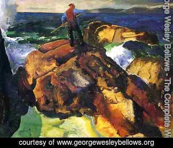 George Wesley Bellows - The Fisherman (study)