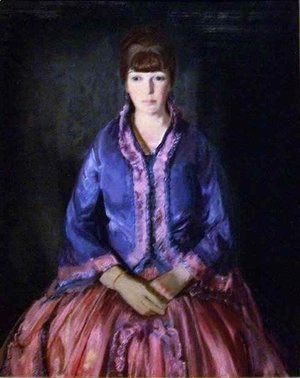 George Wesley Bellows - Emma in the Purple Dress