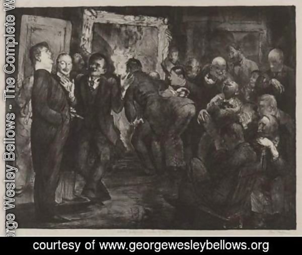 George Wesley Bellows - Artists Judging Works Of Art, Second State