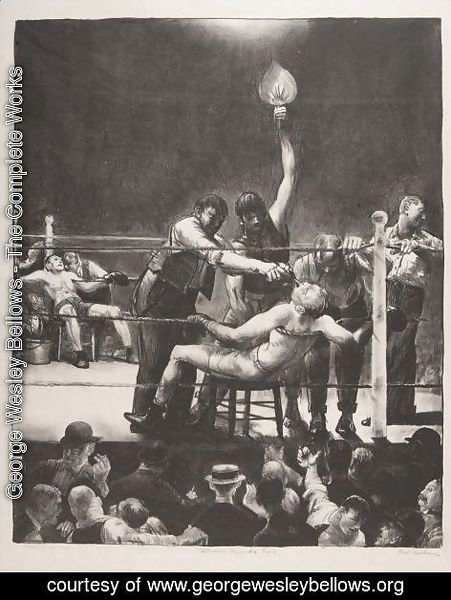 George Wesley Bellows - Between Rounds, Small, Second Stone