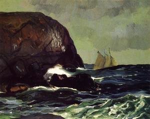 George Wesley Bellows - Beating Out To Sea
