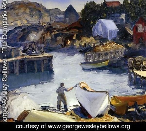 George Wesley Bellows - Cleaning His Lobster Boat