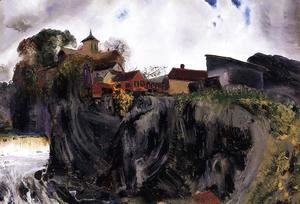 George Wesley Bellows - Cliffs At Eddyville