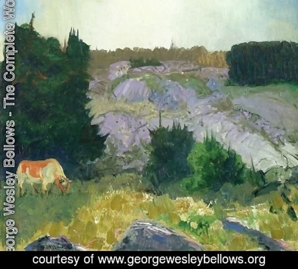George Wesley Bellows - Edge Of The Pasture   Glow Of The Sun