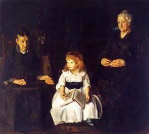 George Wesley Bellows - Elinor  Jean And Anna