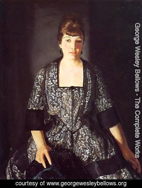 George Wesley Bellows - Emma In The Black Print