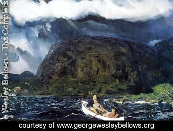 George Wesley Bellows - In A Rowboat