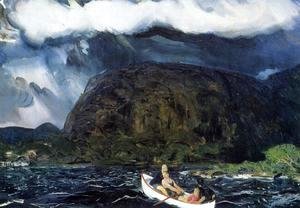 George Wesley Bellows - In A Rowboat