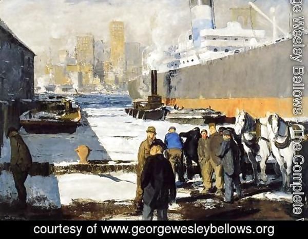 George Wesley Bellows - Men Of The Docks