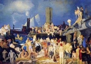 George Wesley Bellows - Riverfront  No  1