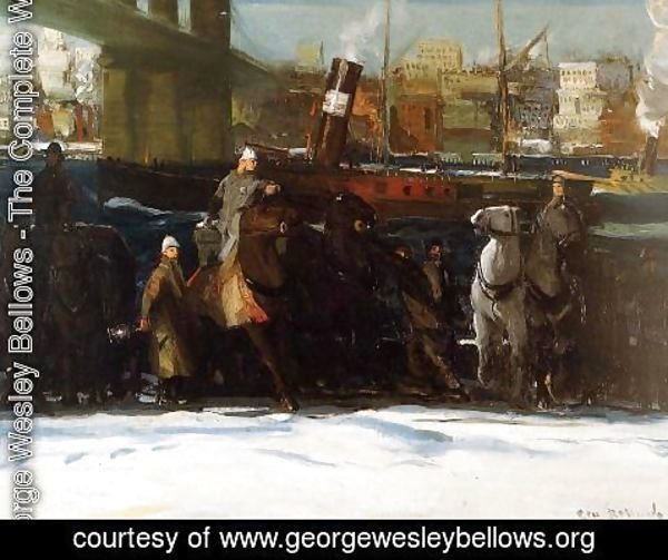 George Wesley Bellows - Snow Dumpers