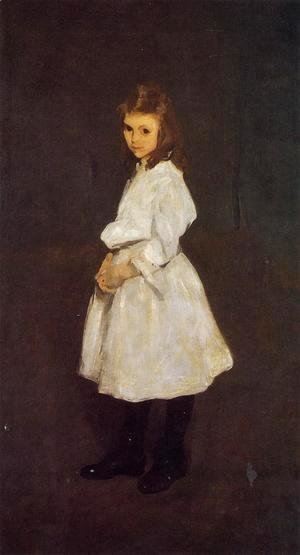 George Wesley Bellows - Little Girl in White (or Queenie Barnett)