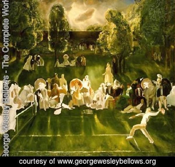 George Wesley Bellows - Tennis Tournament