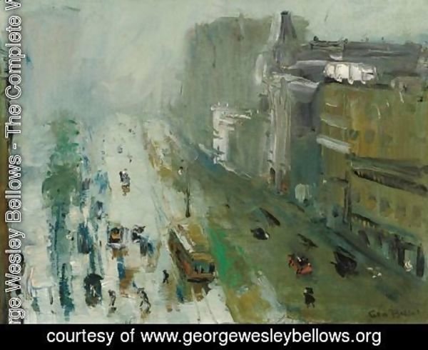 George Wesley Bellows - Upper Broadway