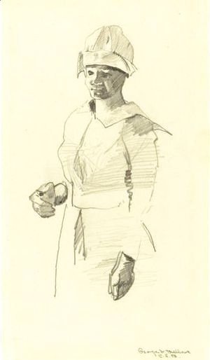 George Wesley Bellows - Study Of Mabel