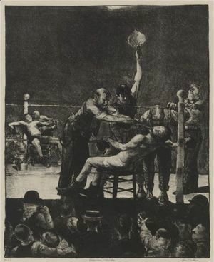 George Wesley Bellows - Between Rounds, First Stone