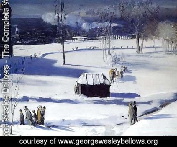 George Wesley Bellows - Blue Snow  The Battery