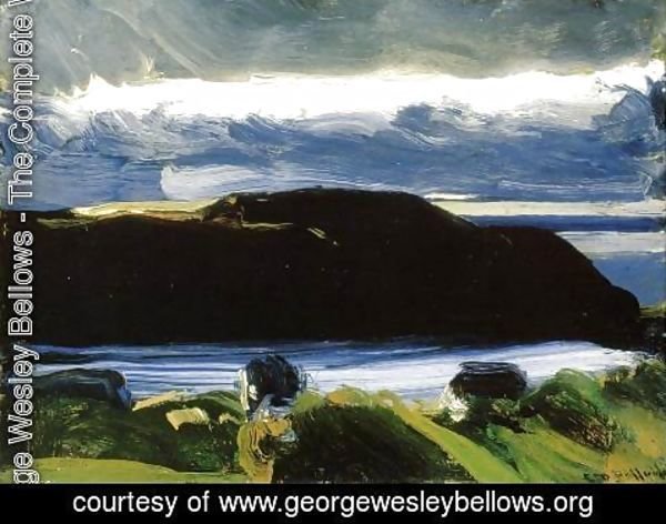 George Wesley Bellows - Breaking Sky  Monhegan