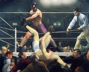 George Wesley Bellows - Dempsey And Firpo Aka Brodies Revenge