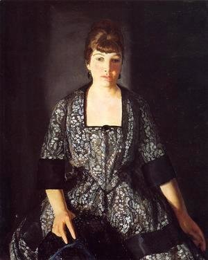 George Wesley Bellows - Emma In The Black Print