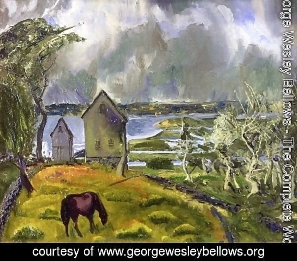 George Wesley Bellows - Old Orchard  Newport  Rhode Island