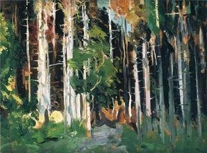 George Wesley Bellows - Through The Trees