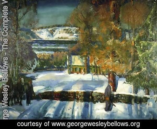 George Wesley Bellows - Winter Road